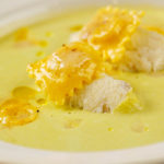 Zuppa Di Porro Con Baccalà Mantecato, Ravioli Di Patate e Tartufo Nero